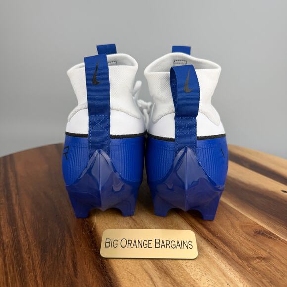 Nike Vapor Edge Pro 360 2 TB White Blue Football Cleats NEW FN7759 Men\'s 12.5